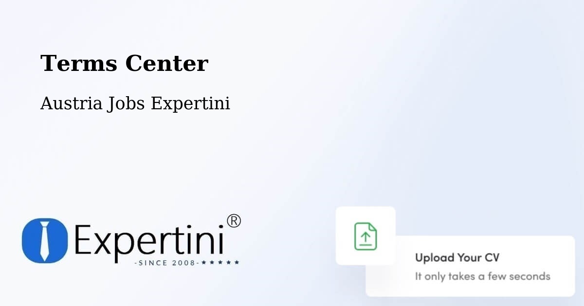 Terms of Service – Weingraben - Austria Jobs Expertini
